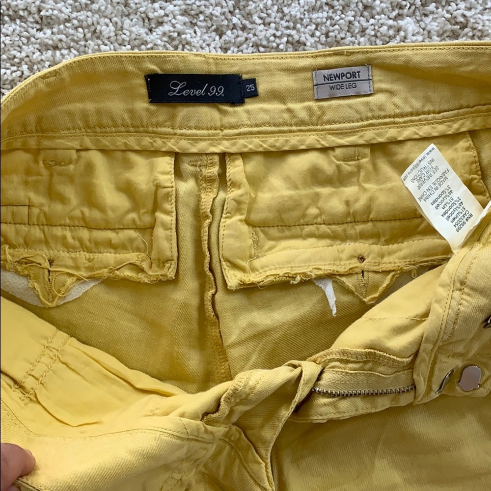 Level 99 Anthropologie wide leg linen pants - Picture 6 of 7